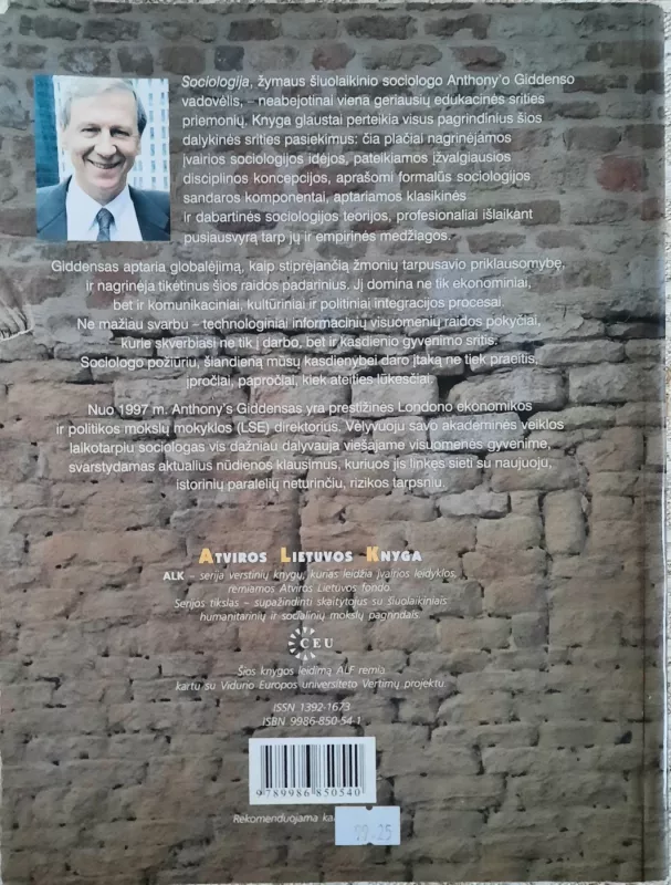 SOCIOLOGIJA - Anthony Giddens, knyga 3