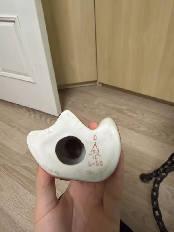 Vintažinė porcialianinė lapės figurėlė Gorodnitsa - , namai ir interjeras 5