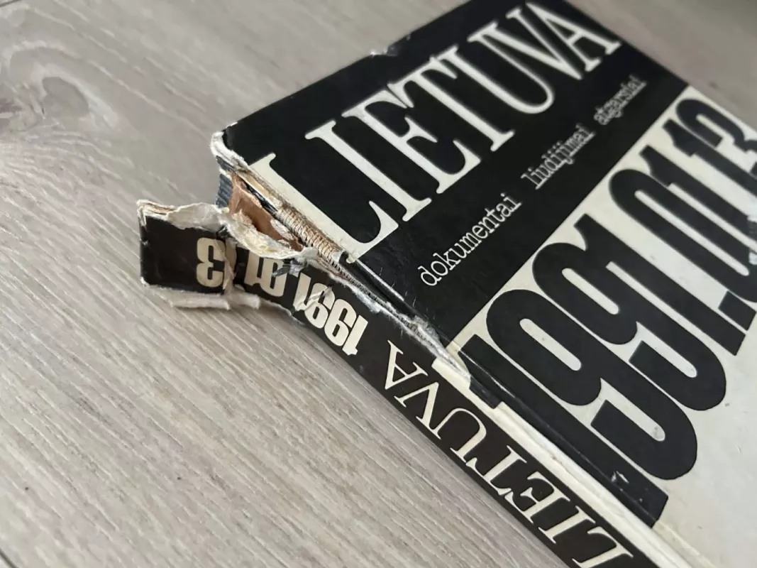 LIETUVA dokumentai liudijimai atgarsiai 1991.01.13 - Spaudos Departamentas, knyga 4