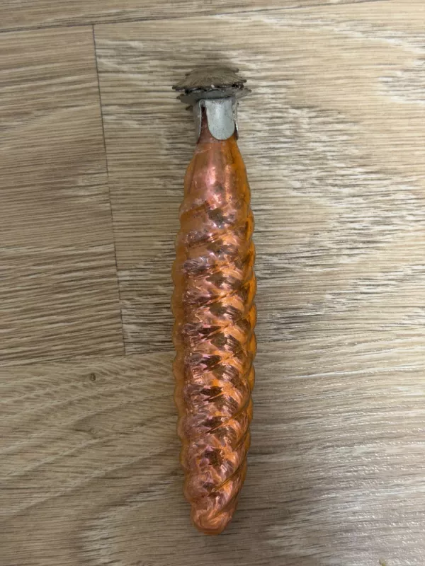 Vintažinis stiklinis eglutės žaisliukas - , namai ir interjeras 2