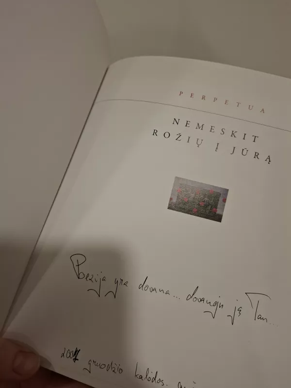 Nemeskit rožių į jūrą - Perpetua Dumšienė, knyga 4