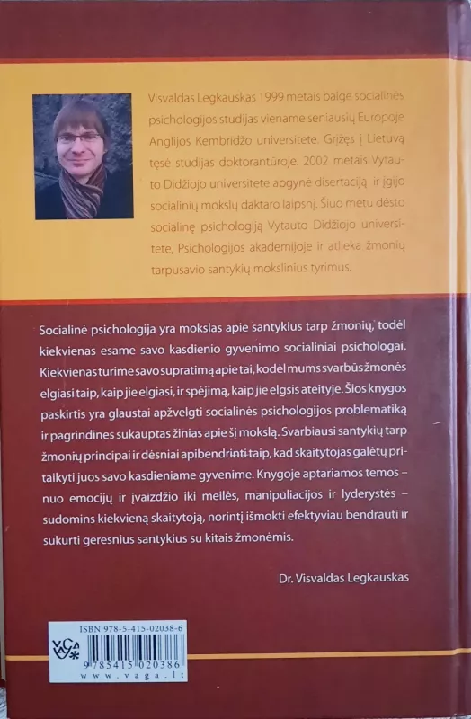 Socialinė psichologija - Visvaldas Legkauskas, knyga 3