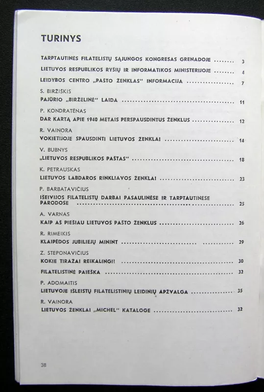 Paštas ir filatelija Lietuvoje - Redaktorius Z. Steponavičius, knyga 4