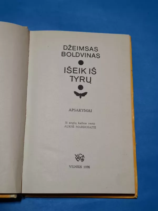 Išeik iš tyrų - Džeimsas Boldvinas, knyga 4