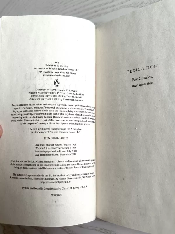 The Left Hand of Darkness - Ursula K. Le Guin, knyga 3