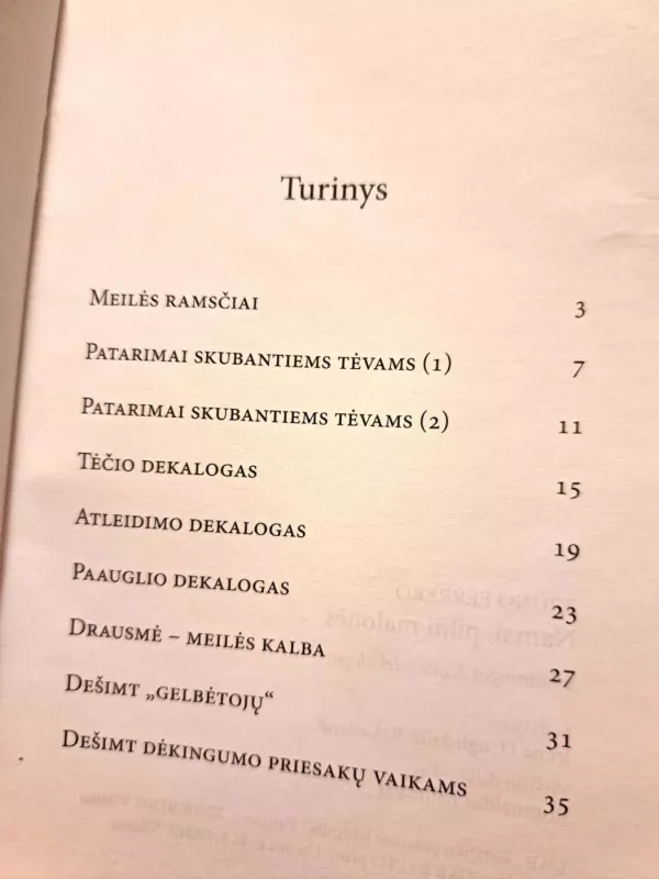 Namai, pilni malonės - Bruno Ferrero, knyga 3