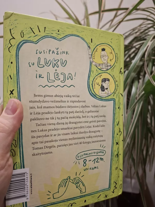 Lukas ir Lėja. Istorija apie draugystę - Tomas Dirgėla, knyga 3