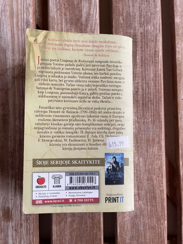 Kurtizanių spindesys ir skurdas - Onorė Balzakas, knyga 3