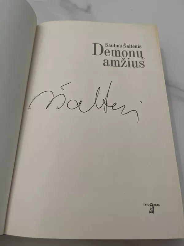 Demonų amžius - Saulius Šaltenis, knyga 2