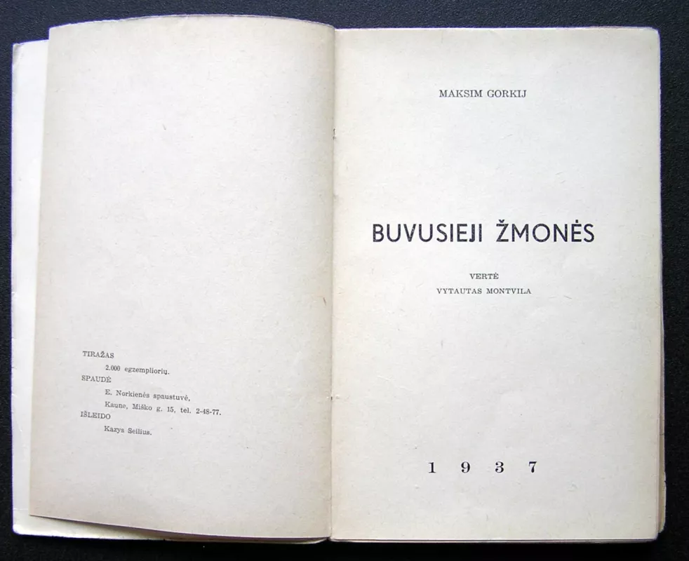 Buvusieji žmonės - Maksim Gorkij, knyga 3