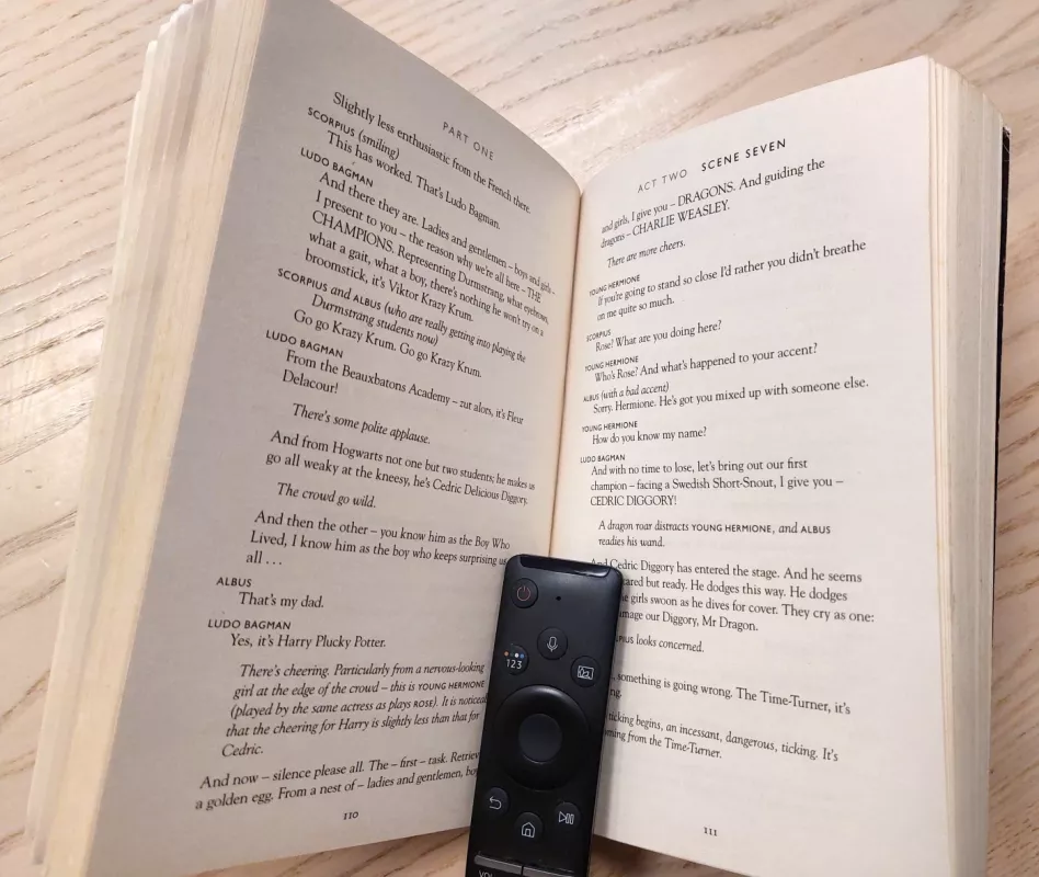 Harry Potter and the Cursed Child: Parts One and Two Playscript - J.K. ROWLING JOHN TIFFANY IR JACK THORNE, knyga 5