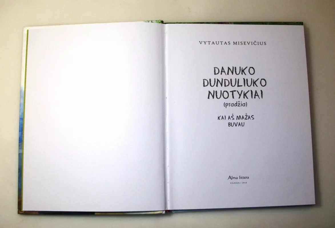 Danuko Dunduliuko nuotykiai (pradžia). Kai aš mažas buvau - Vytautas Misevičius, knyga 4