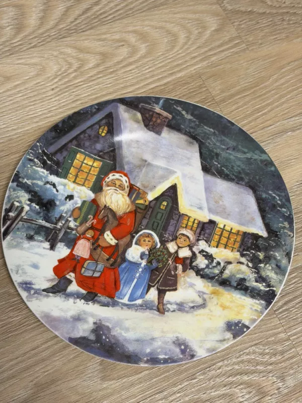 Dekoratyvinė kalėdinė lėkštė - , namai ir interjeras 3