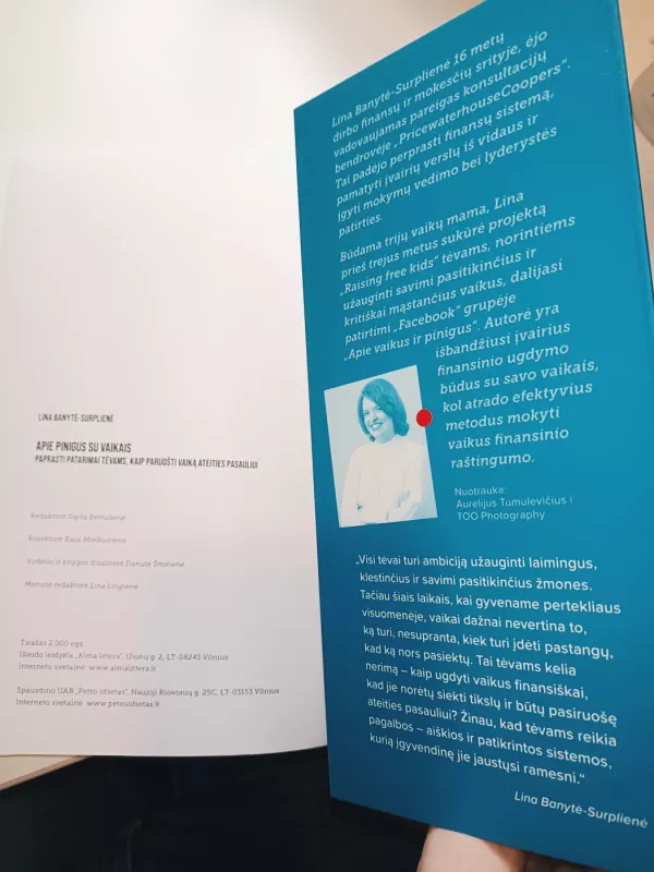 Apie pinigus su vaikais: paprasti patarimai tėvams, kaip paruošti vaiką ateities pasauliui - Lina Banytė-Surplienė, knyga 4