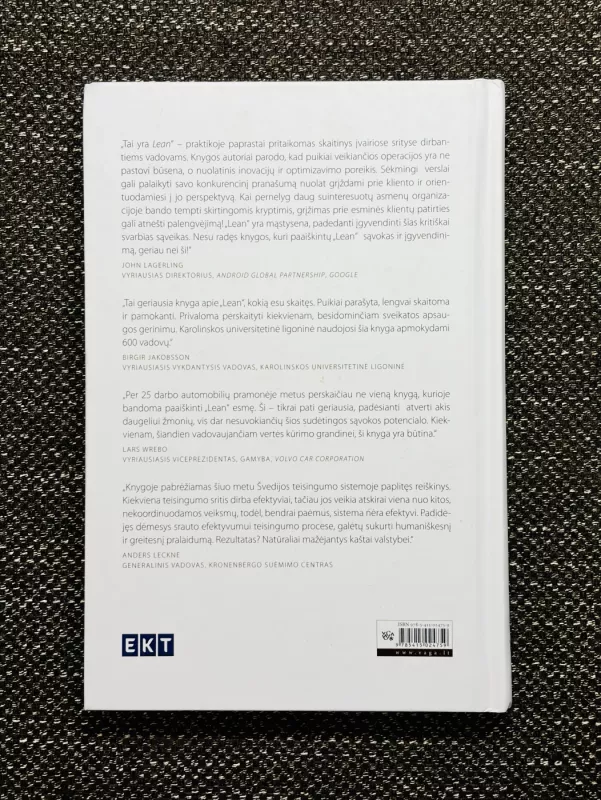 Tai yra LEAN. Kaip išvengti efektyvumo paradokso - Niklas Modig, knyga 5