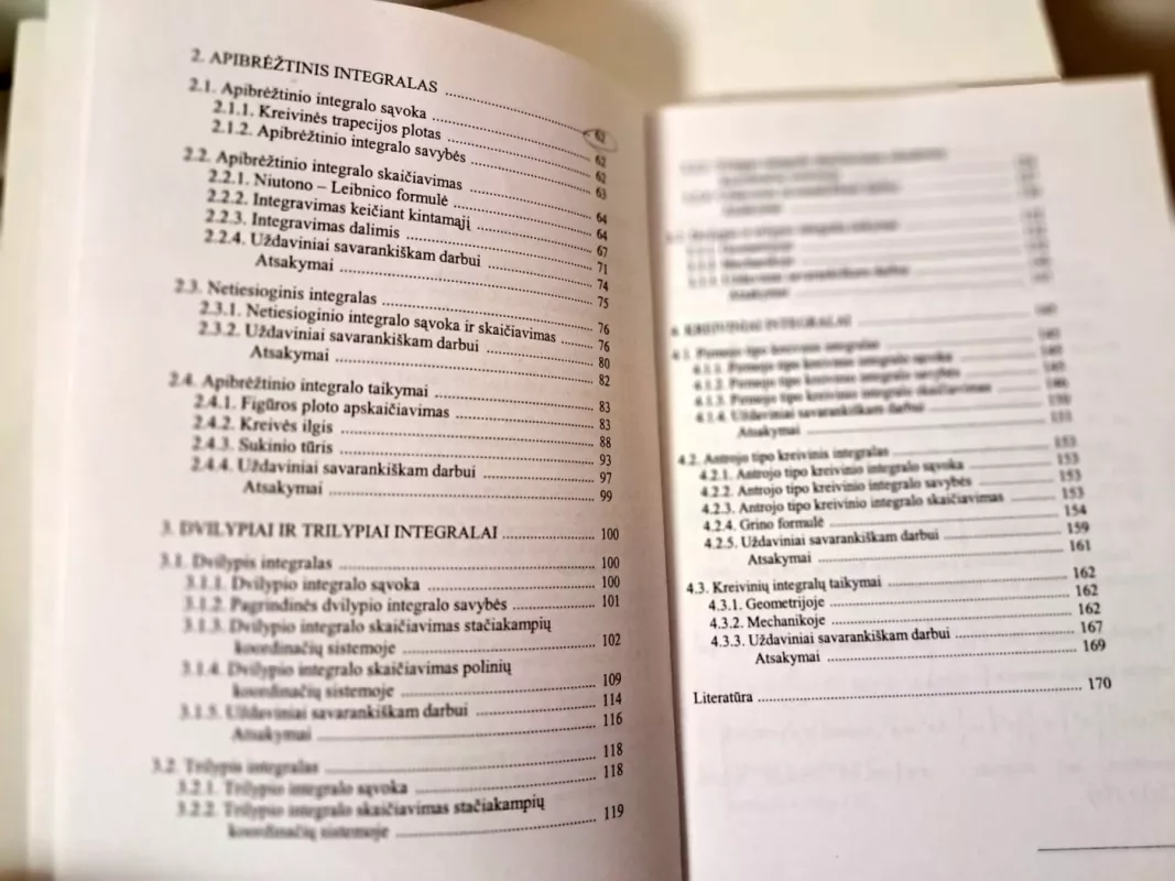 Aukštoji matematika. Integralinis skaičiavimas - Rasa Grigolienė, Gintaras Pridotkas, knyga 4