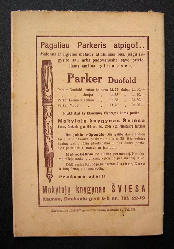 Mokykla ir visuomenė 1935 Nr.1 - Redaktorius: Kazys Klimavičius, knyga 4