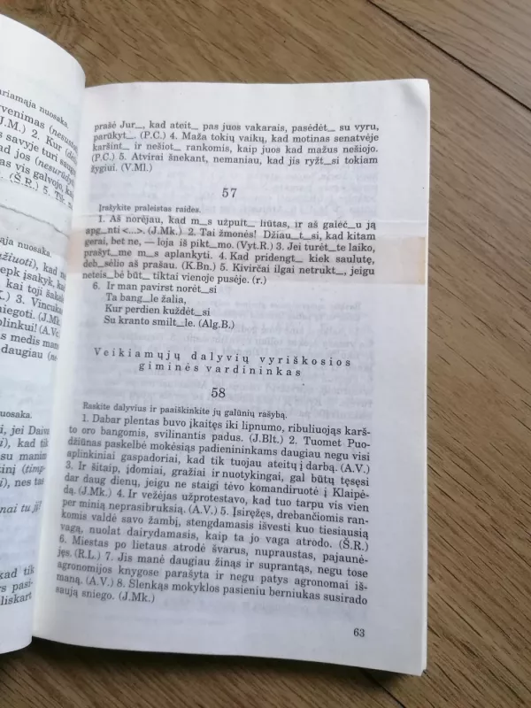 Lietuvių kalbos rašybos ir skyrybos pratimai X-XII klasei - Bronius Dobrovolskis, knyga 4