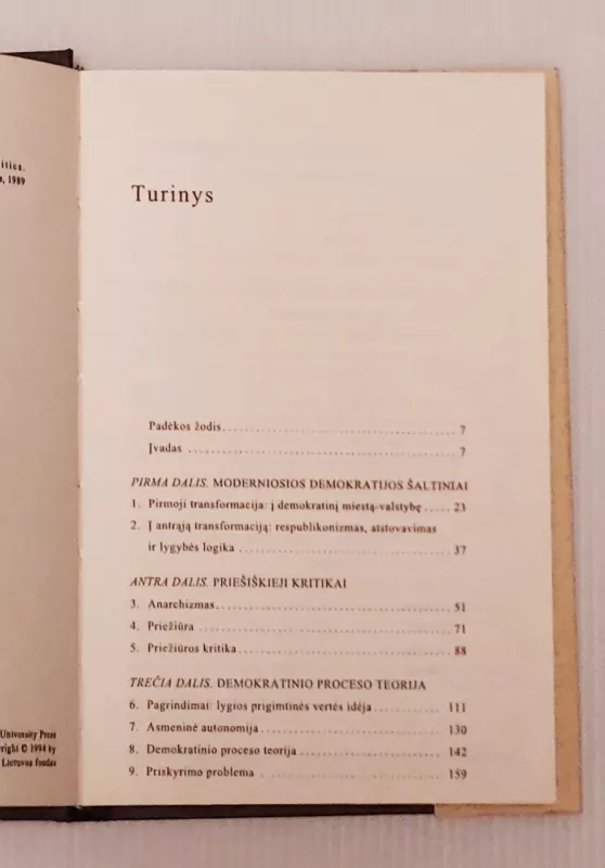 Demokratija ir jos kritikai - Robert A. Dahl, knyga 5