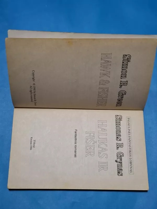 Haukas ir Fišer - Simonas R. Grynas, knyga 4