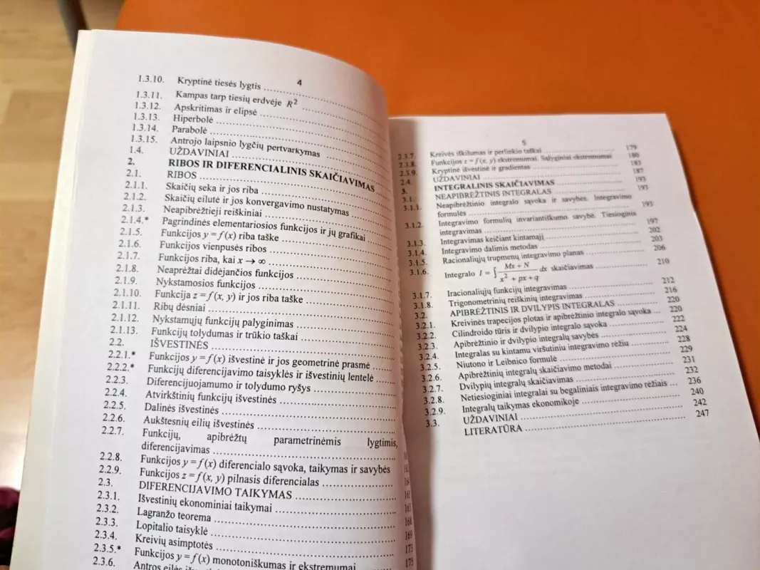 Tiesinė algebra ir matematinė analizė - S.Janušauskaitė ir kiti, knyga 4