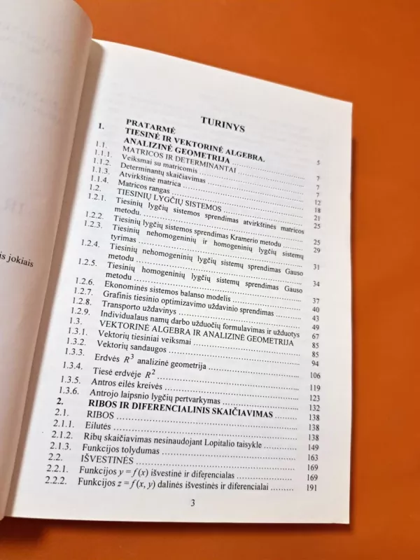 Tiesinė algebra ir matematinė analizė. Uždavinių sprendimai - Z.Furmonavičienė ir kiti, knyga 3