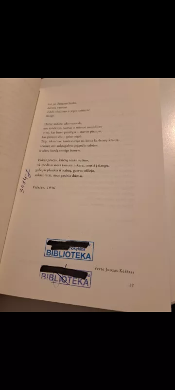 Rinktiniai eilėraščiai - Česlovas Milašius, knyga 5