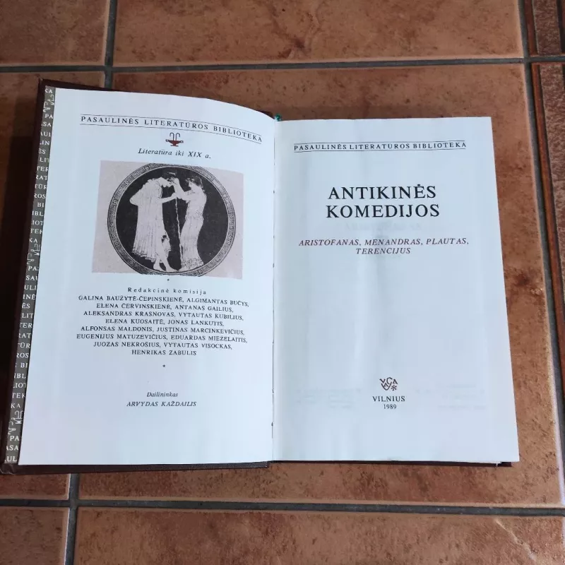 Antikinės komedijos - Autorių Kolektyvas, knyga 3