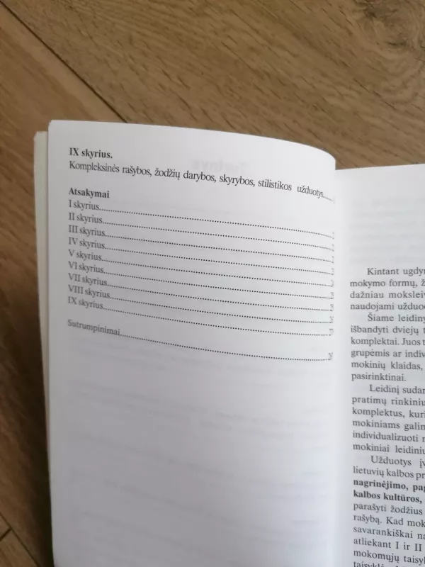 Lietuvių kalbos užduočių komplektai VIII-XII klasei - Janė Juzėnienė, knyga 5