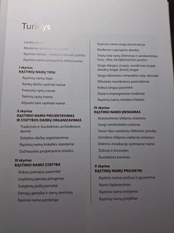 Rąstinio namo statyba - Autorių Kolektyvas, knyga 4