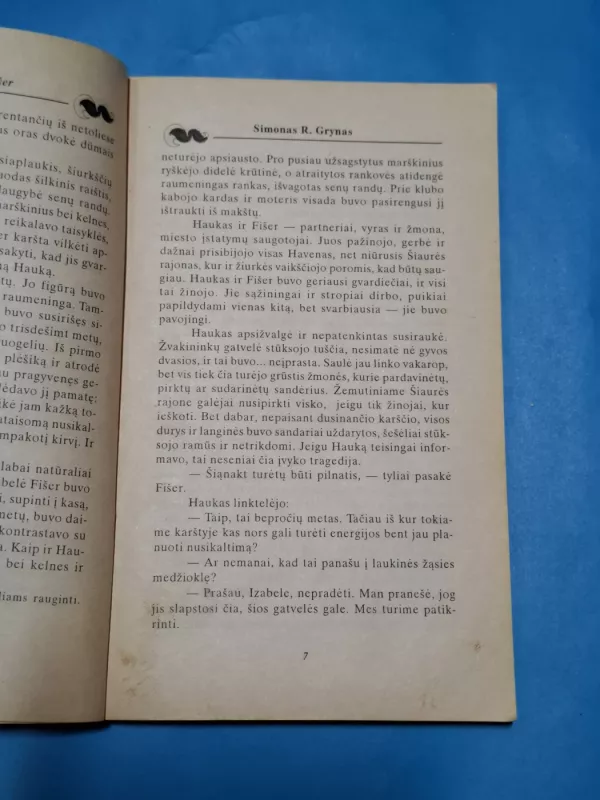 Haukas ir Fišer - Simonas R. Grynas, knyga 6