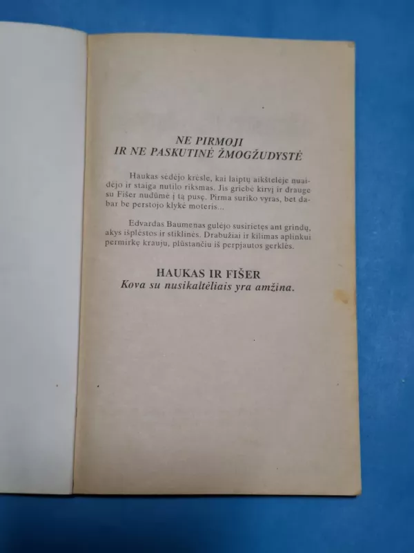 Haukas ir Fišer - Simonas R. Grynas, knyga 3