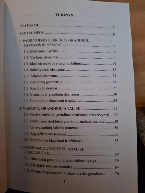 Elektros grandinių analizė - Miniotas Darius, knyga 5