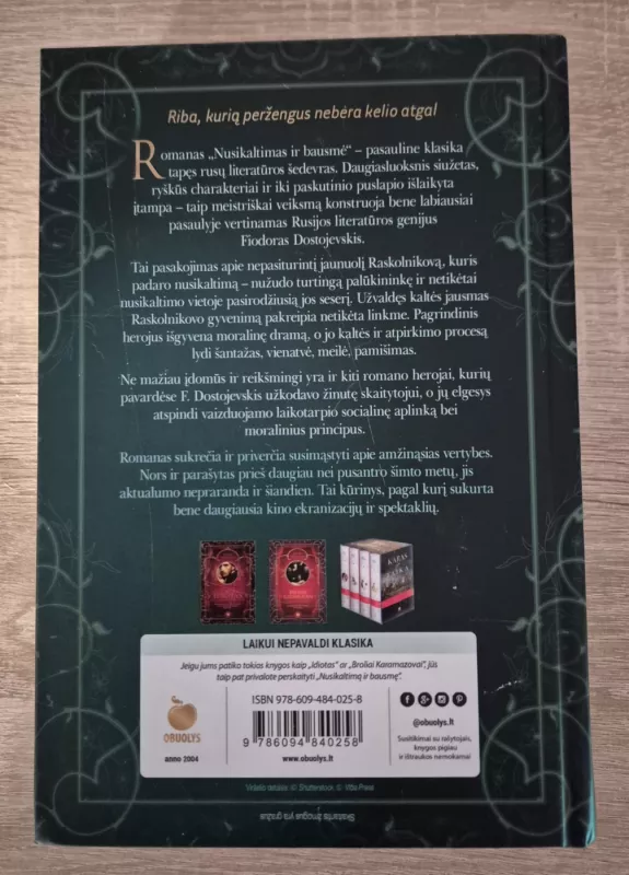 Nusikaltimas ir bausmė - Fiodoras Dostojevskis, knyga 3