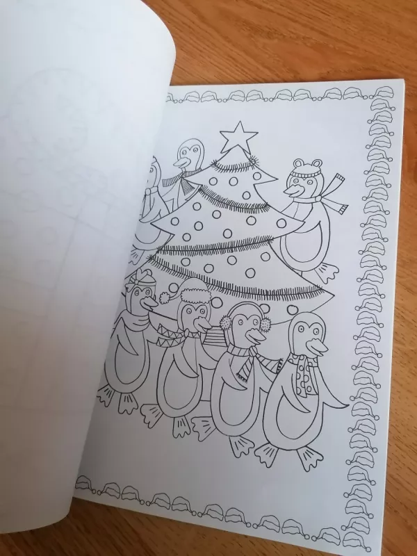 Kalėdų senelio spalvinimo knyga - Autorių kolektyvas, red. J. Almonaitienė, knyga 4