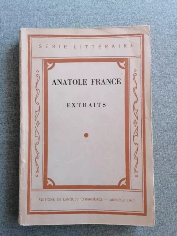 Extraits - Anatole France, knyga 2