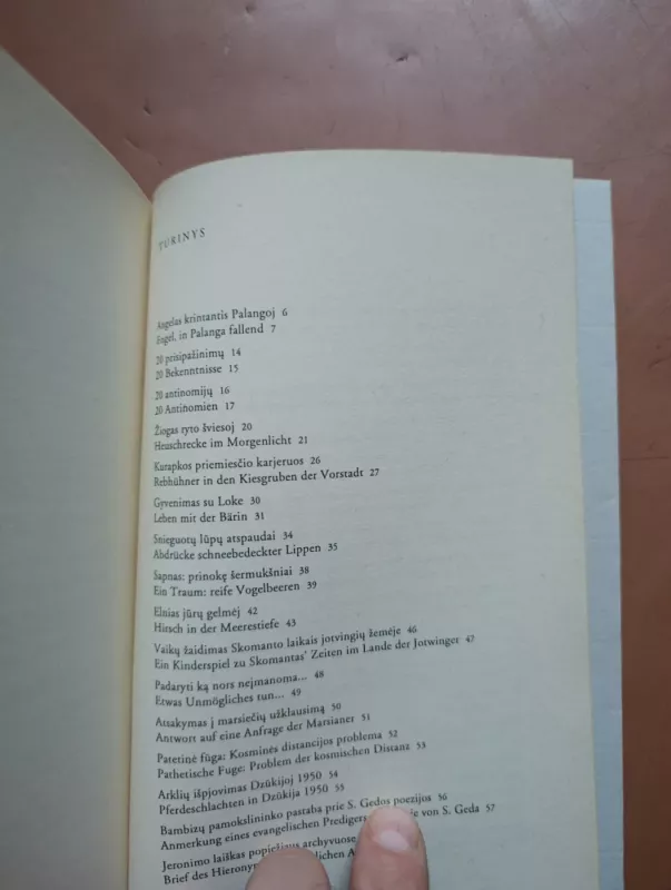 Eilėraščiai Gedichte - Sigitas Geda, knyga 4