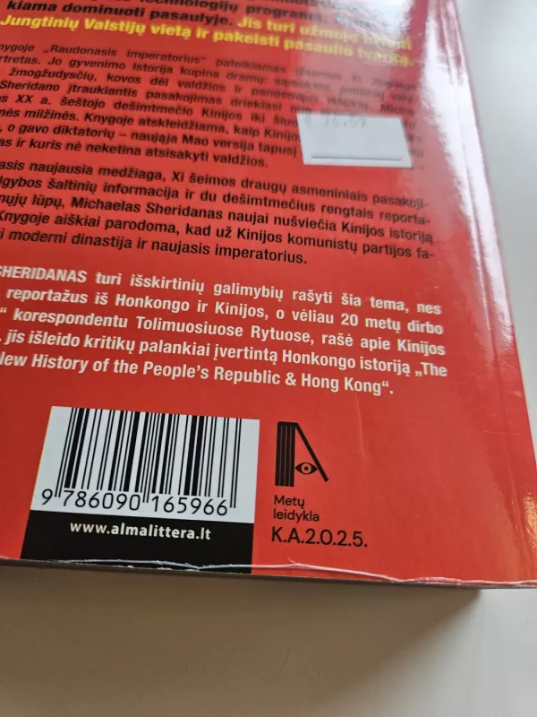 Raudonasis imperatorius - Michael Sheridan, knyga 5