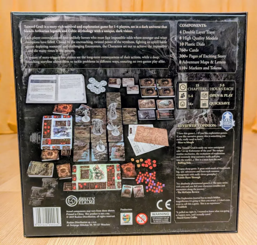 Tainted Grail: Fall of Avalon - , stalo žaidimas 4