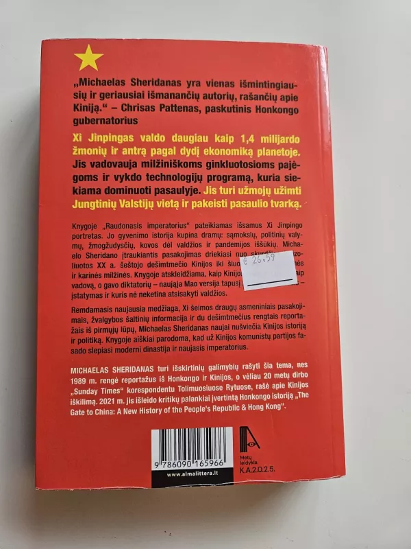 Raudonasis imperatorius - Michael Sheridan, knyga 3