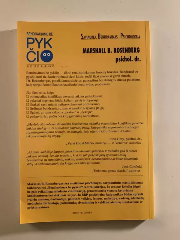 Bendraukime be pykčio: nuoširdus kalbėjimas - Marshall B. Rosenberg, knyga 3