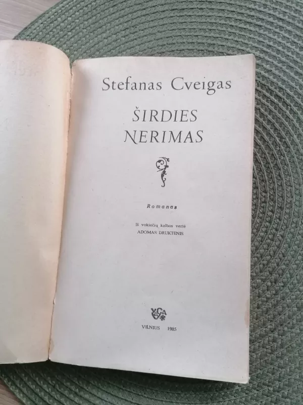 Širdies nerimas - Stefan Zweig, knyga 3