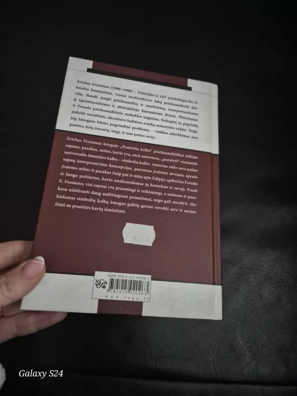 Pamiršta kalba. Įvadas į sapnų, pasakų ir mitų supratimą - Erich Fromm, knyga 5