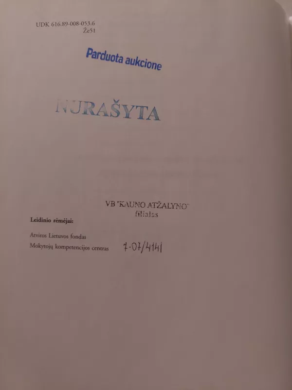 Mokyklos bendruomenės vaidmuo savižudybių prevencijoje - N. Žemaitienė, knyga 3