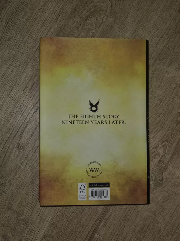 Harry Potter and The Cursed Child - J. K. Rowling, knyga 3