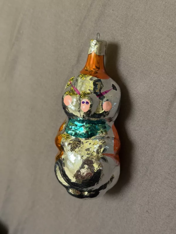 Vintage stiklinis žaisliukas paršiukas SSRS - , namai ir interjeras 3