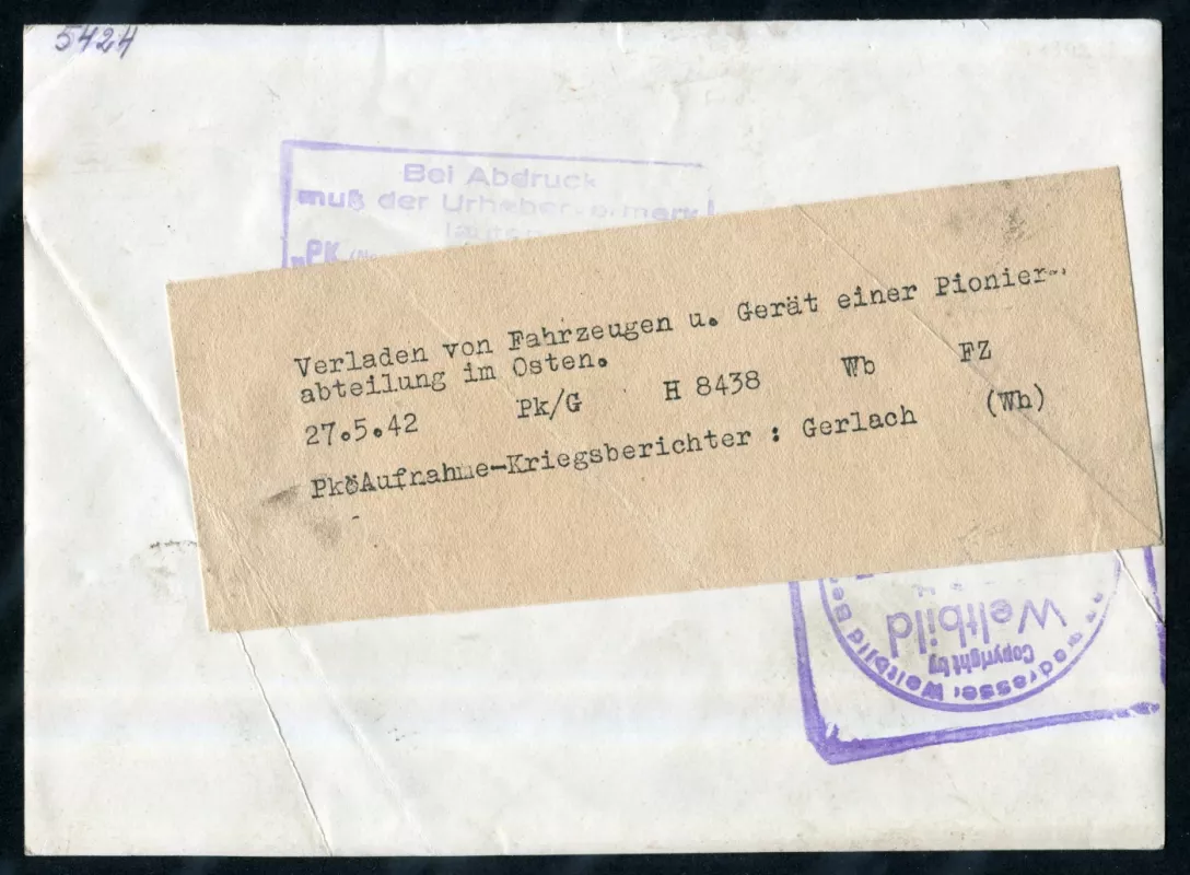 Originali Antrojo pasaulinio karo vokiečių Press Photo nuotrauka 1942-05-27 - , namai ir interjeras 3