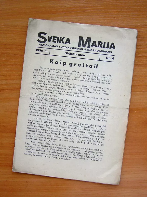 Sveika Marija 1939 - Autorių kolektyvas, knyga 2