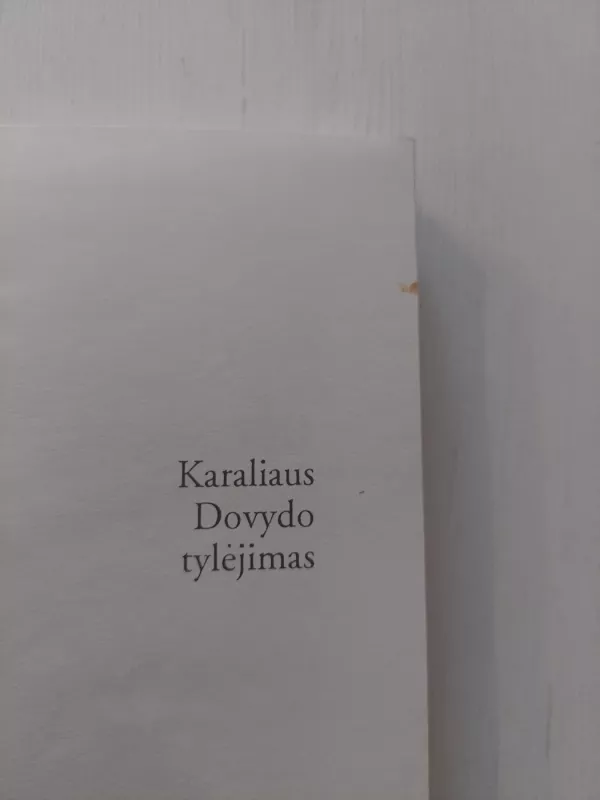Karaliaus Dovydo tylėjimas -  Marie-Helene Congourdeau , knyga 4