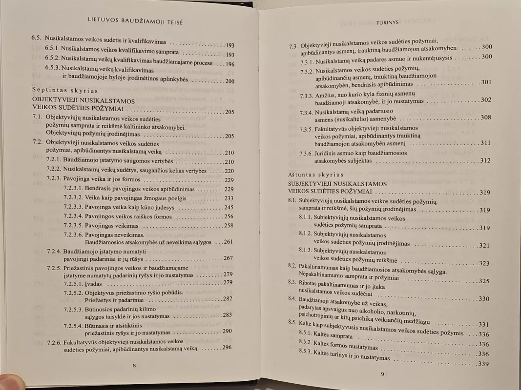 Lietuvos baudžiamoji teisė. Pirmoji knyga - Vytautas Piesliakas, knyga 5